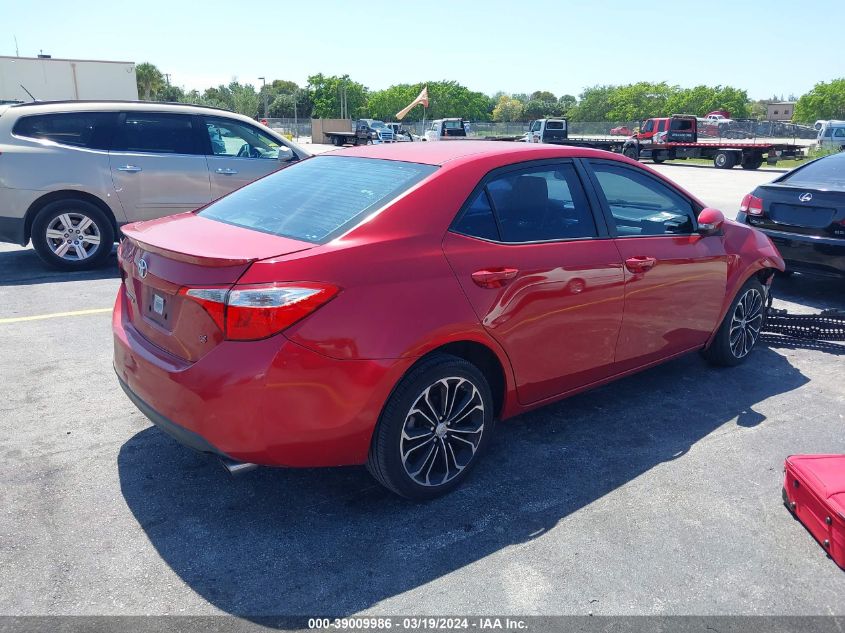 2014 Toyota Corolla S Plus VIN: 2T1BURHE6EC020980 Lot: 39594066