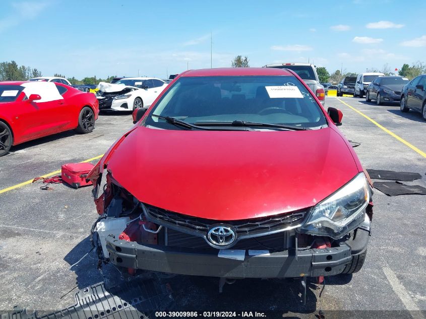 2014 Toyota Corolla S Plus VIN: 2T1BURHE6EC020980 Lot: 39594066