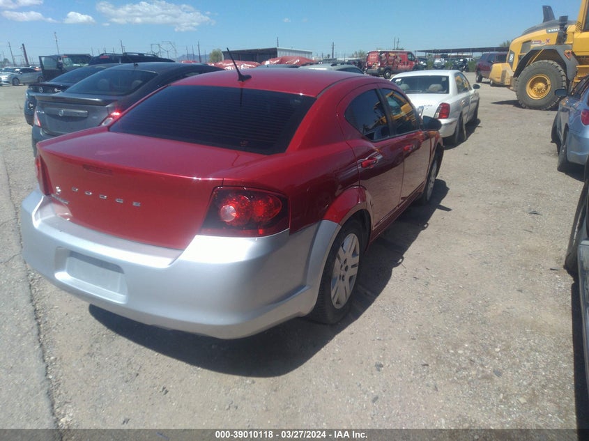 2013 DODGE AVENGER SE - 1C3CDZAB5DN589095