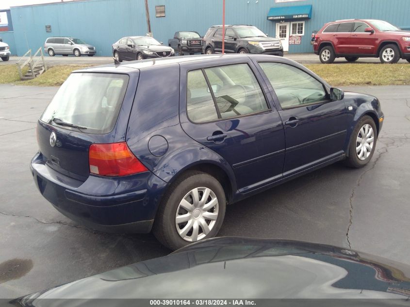 9BWGL61J744003921 | 2004 VOLKSWAGEN GOLF