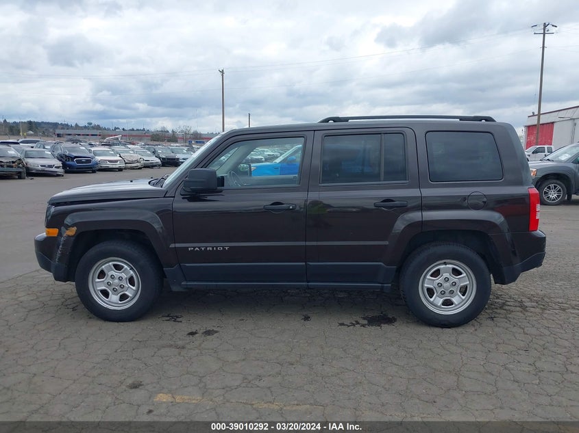 2014 JEEP PATRIOT SPORT - 1C4NJPBAXED645515