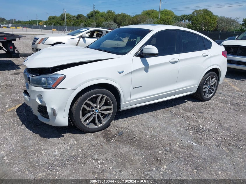 2016 BMW X4 xDrive28I VIN: 5UXXW3C54G0R20681 Lot: 39010344