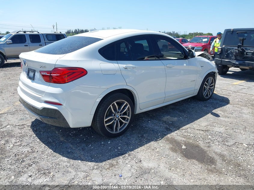 2016 BMW X4 xDrive28I VIN: 5UXXW3C54G0R20681 Lot: 39010344