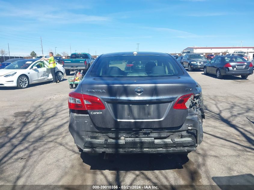 2017 Nissan Sentra Sv VIN: 3N1AB7AP0HY383851 Lot: 39010356