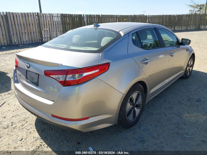 KNAGM4AD8C5032257 | 2012 KIA OPTIMA HYBRID