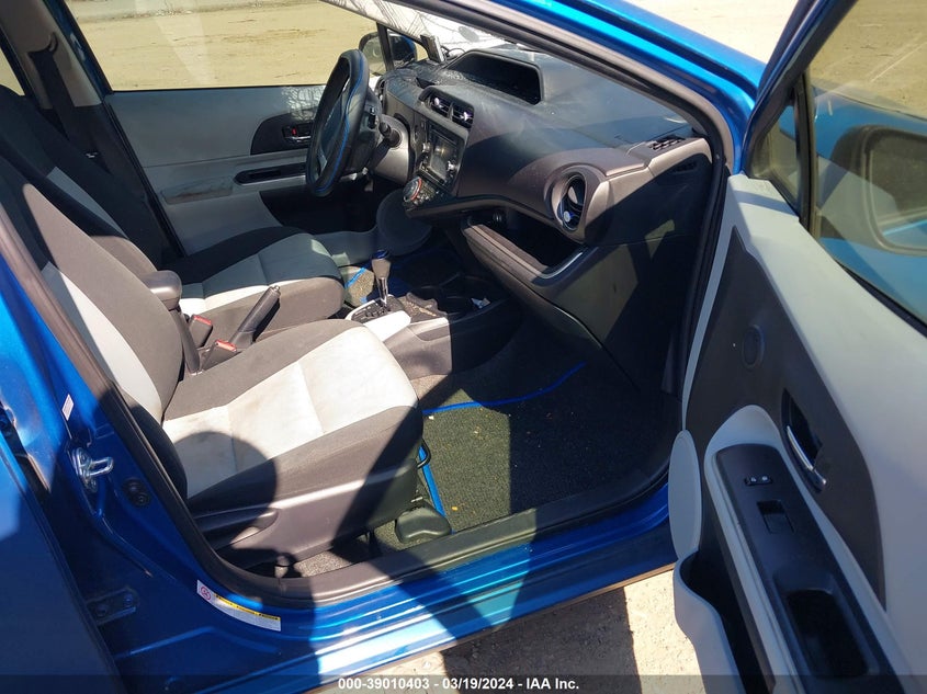 2014 Toyota Prius C Three VIN: JTDKDTB37E1078444 Lot: 39010403