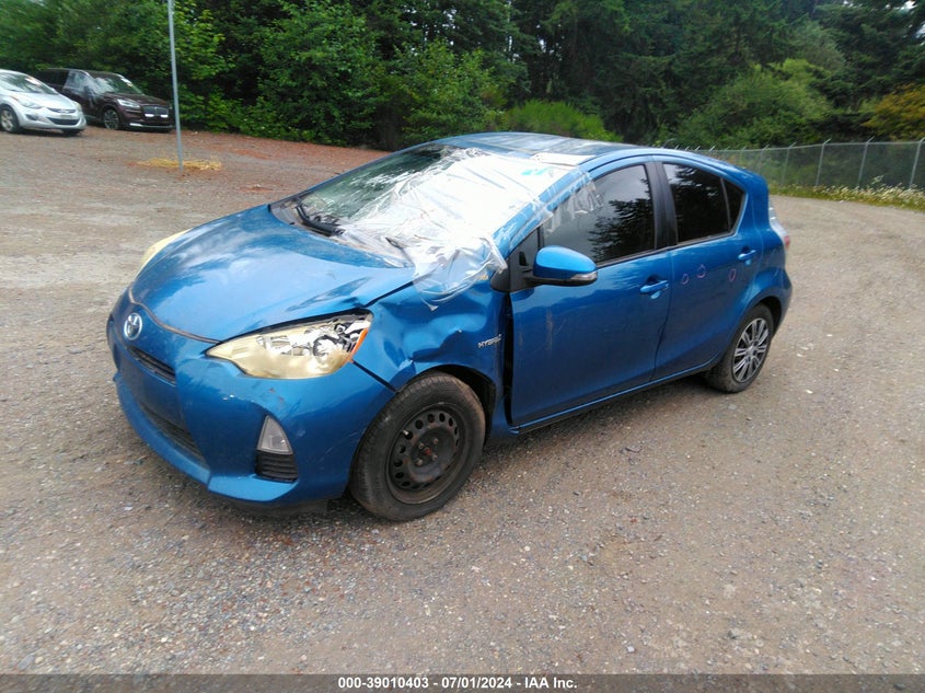 2014 Toyota Prius C Three VIN: JTDKDTB37E1078444 Lot: 39010403