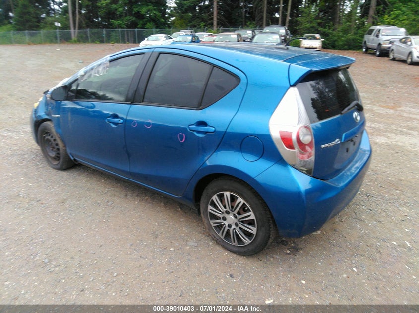 2014 Toyota Prius C Three VIN: JTDKDTB37E1078444 Lot: 39010403