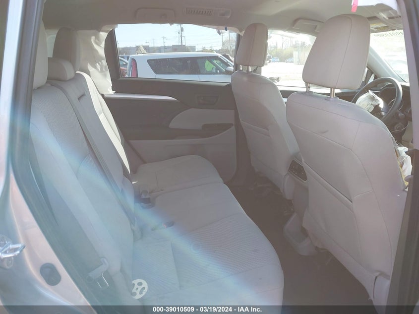 2019 TOYOTA HIGHLANDER VIN: 5TDZARFH6KS049970