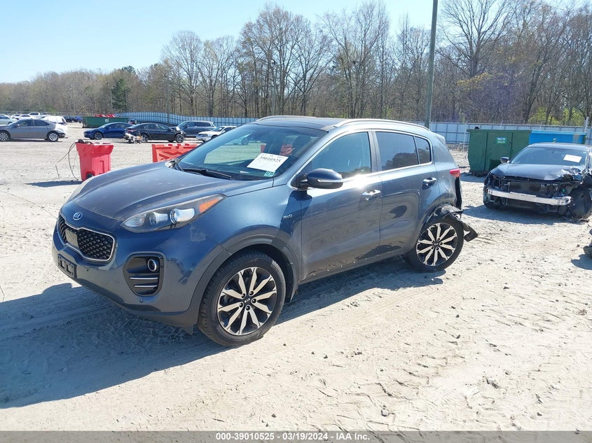 2017 KIA SPORTAGE EX - KNDPNCAC6H7175155