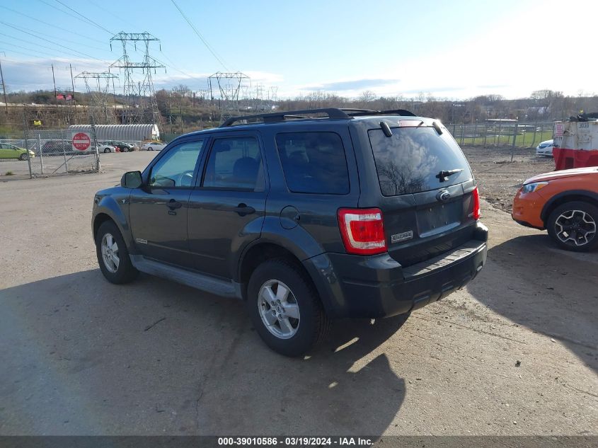 2008 Ford Escape Xlt VIN: 1FMCU93198KC92057 Lot: 39010586