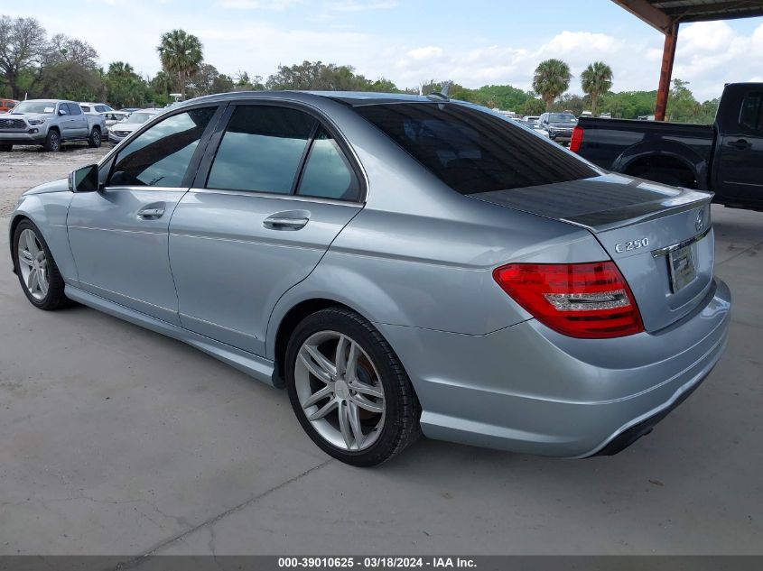 WDDGF4HB2DA773679 | 2013 MERCEDES-BENZ C 250