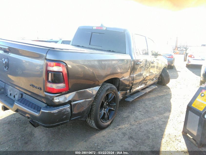 2020 Ram 1500 Big Horn 4X4 5'7 Box VIN: 1C6SRFFT4LN326322 Lot: 39010672