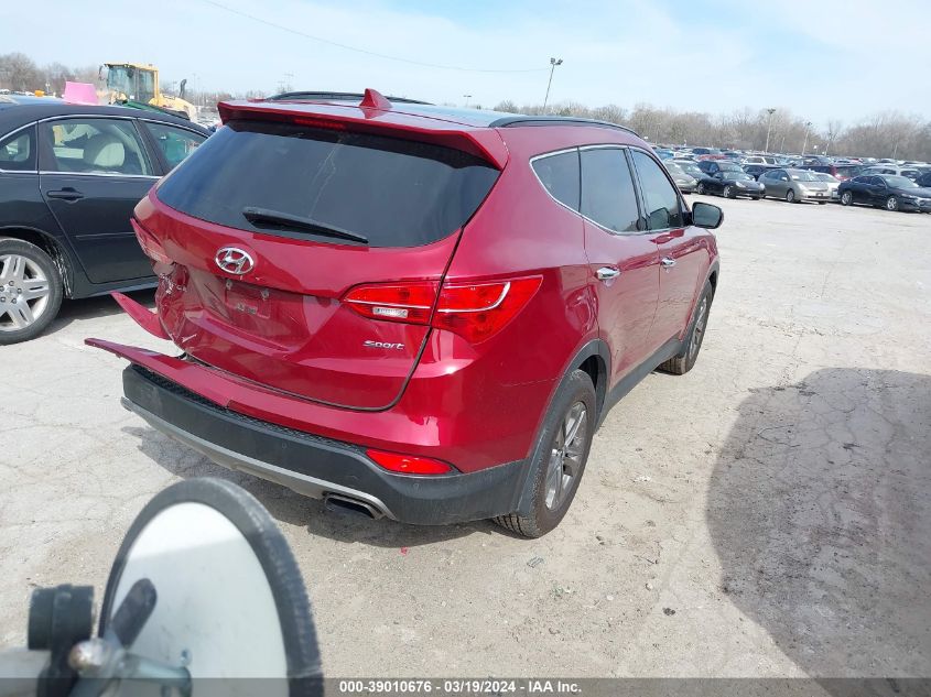 2014 Hyundai Santa Fe Sport 2.4L VIN: 5XYZU3LB6EG226877 Lot: 39010676