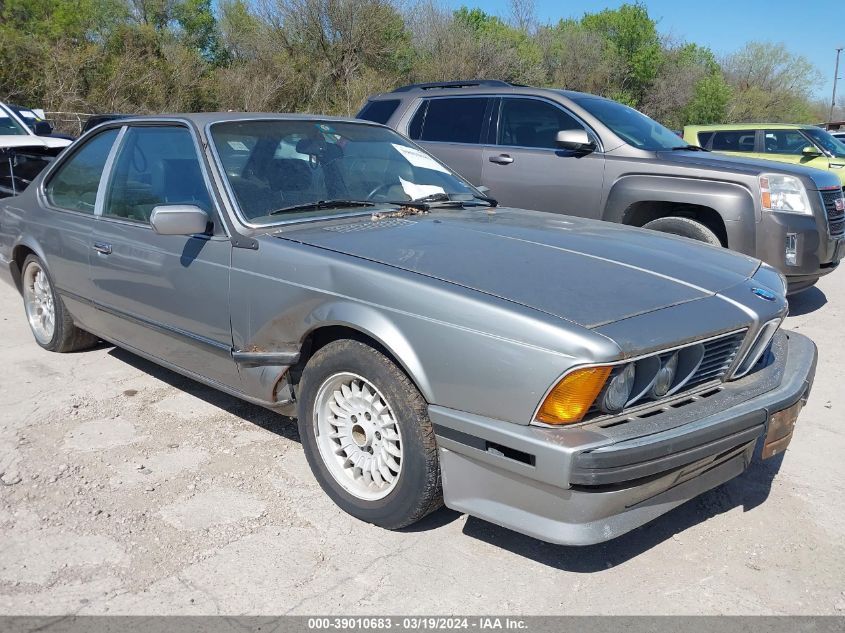 1989 BMW 635 Csi Automatic VIN: WBAEC8415K3268281 Lot: 39010683