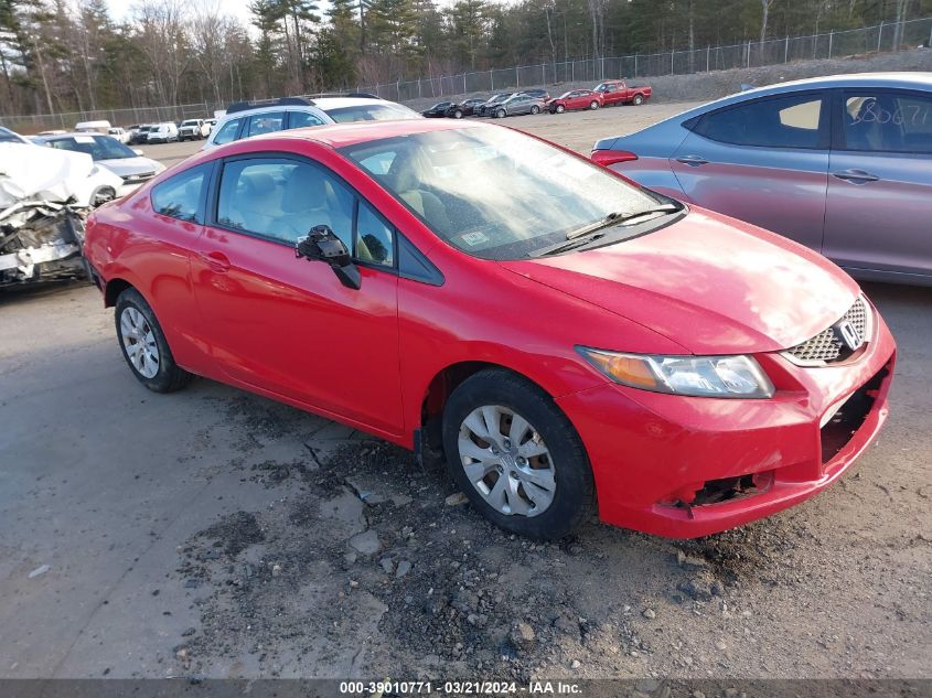 2HGFG3B5XCH567382 | 2012 HONDA CIVIC