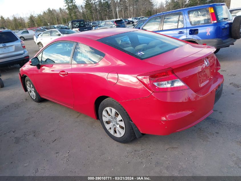 2HGFG3B5XCH567382 | 2012 HONDA CIVIC