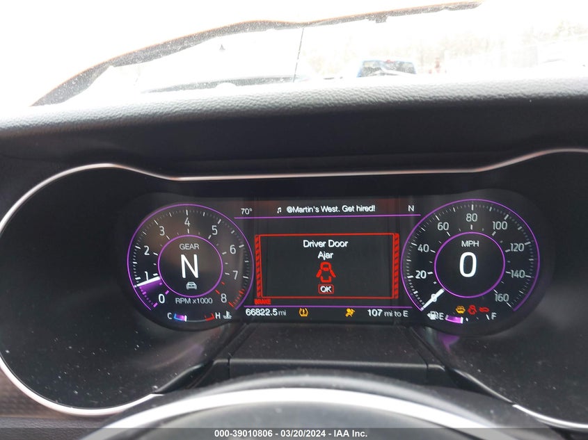 VIN 1FA6P8CF7K5195773 2019 FORD MUSTANG GT