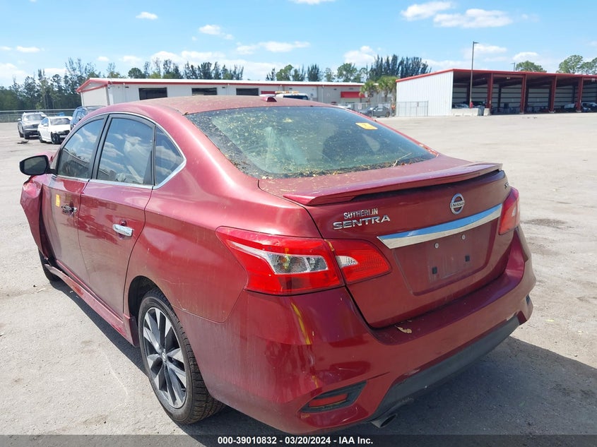 2017 Nissan Sentra Sr VIN: 3N1AB7AP3HY383634 Lot: 39010832