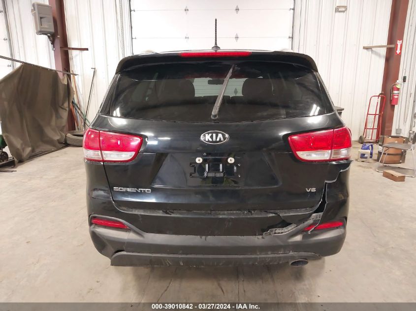 2018 Kia Sorento 3.3L Lx VIN: 5XYPGDA50JG338635 Lot: 39010842