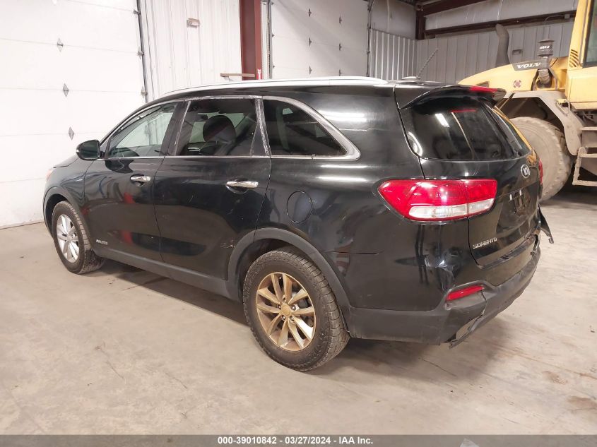 2018 Kia Sorento 3.3L Lx VIN: 5XYPGDA50JG338635 Lot: 39010842