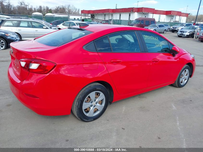 2018 Chevrolet Cruze Ls Auto VIN: 1G1BC5SM6J7241947 Lot: 39010888