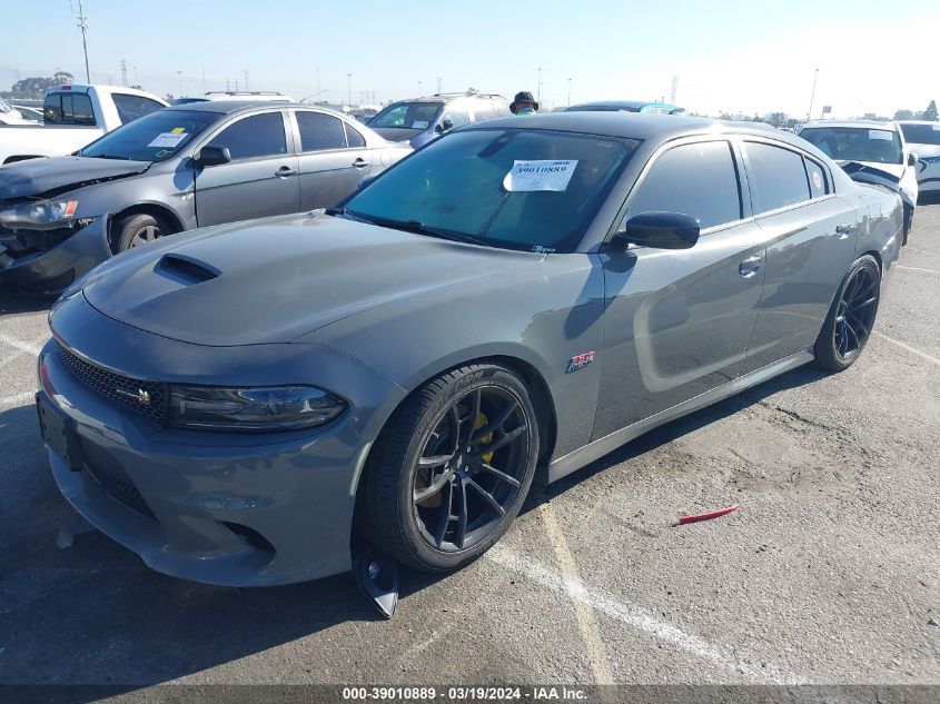 2018 Dodge Charger R/T Scat Pack Rwd VIN: 2C3CDXGJXJH329962 Lot: 39010889