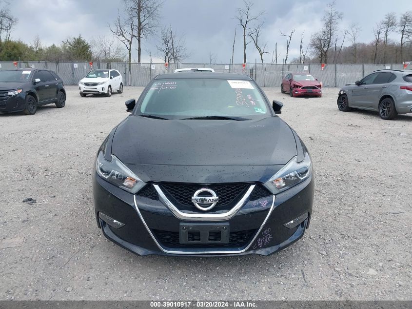 2018 Nissan Maxima 3.5 Sv VIN: 1N4AA6AP8JC391033 Lot: 39010917