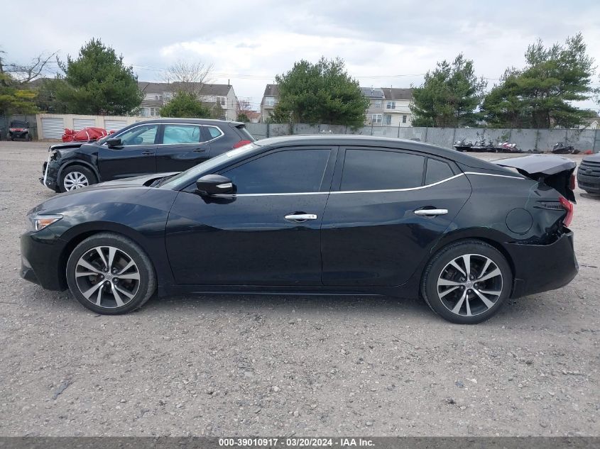 2018 Nissan Maxima 3.5 Sv VIN: 1N4AA6AP8JC391033 Lot: 39010917