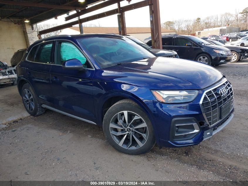 WA1BAAFYXM2032483 2021 AUDI Q5, photo no. 1