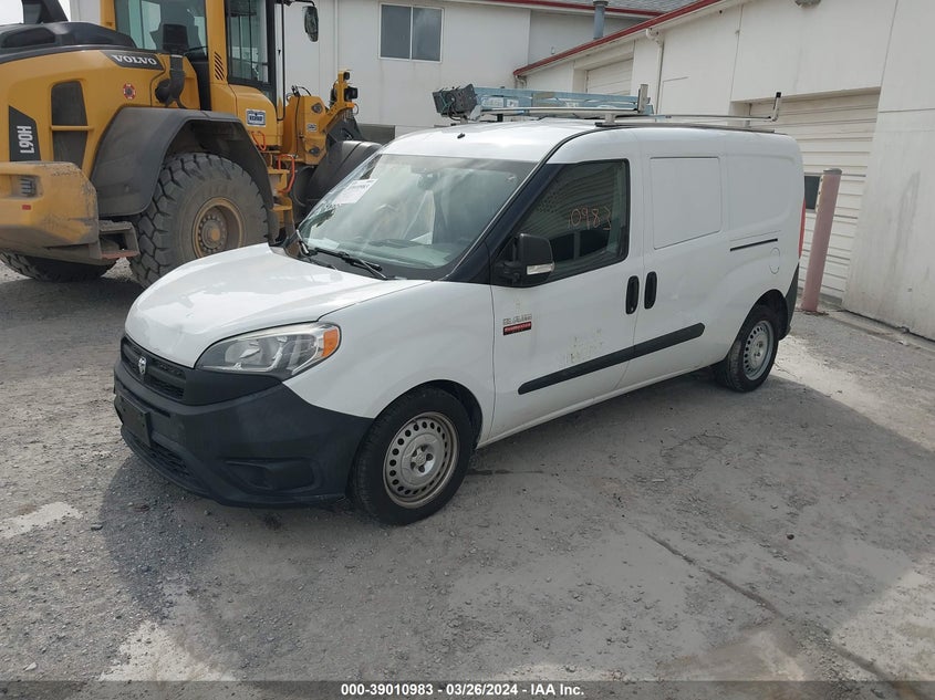 2017 Ram Promaster City Tradesman VIN: ZFBERFAB7H6D57088 Lot: 39010983