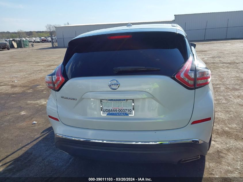 2015 Nissan Murano S VIN: 5N1AZ2MG3FN251924 Lot: 39011103