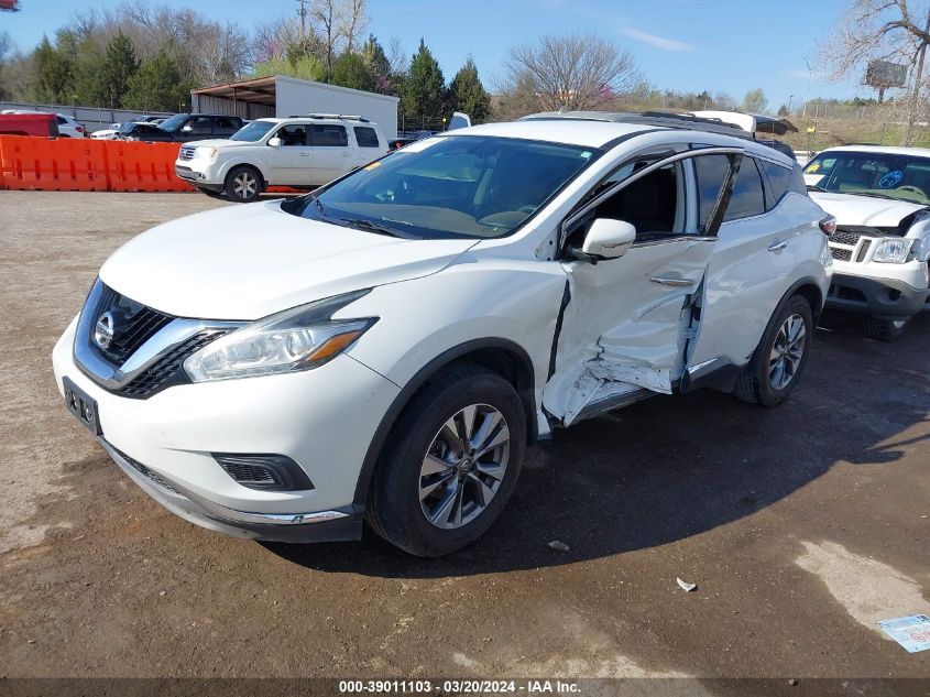 2015 Nissan Murano S VIN: 5N1AZ2MG3FN251924 Lot: 39011103