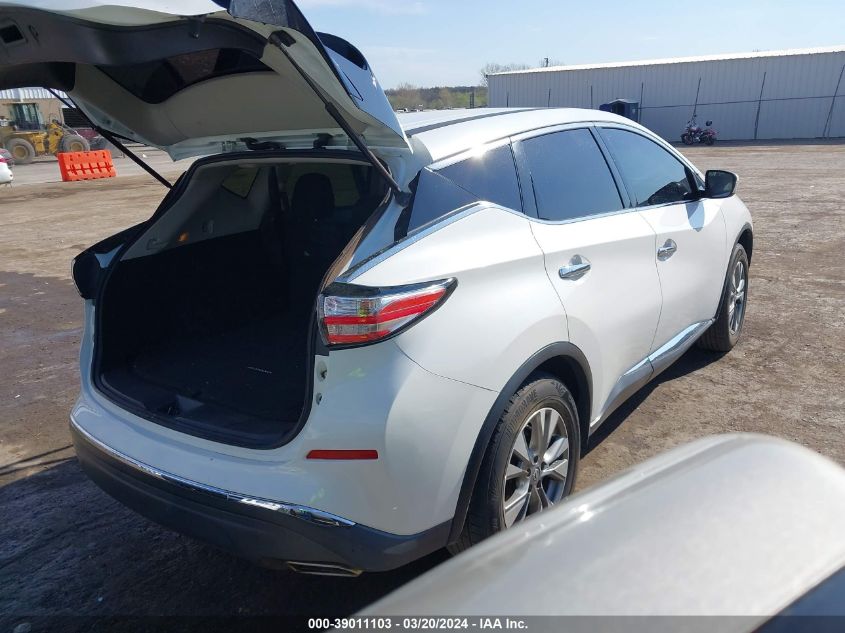 2015 Nissan Murano S VIN: 5N1AZ2MG3FN251924 Lot: 39011103