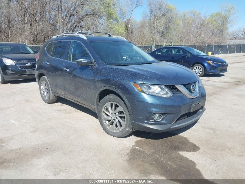 2014 Nissan Rogue Sl VIN: 5N1AT2MV9EC793927 Lot: 39011131