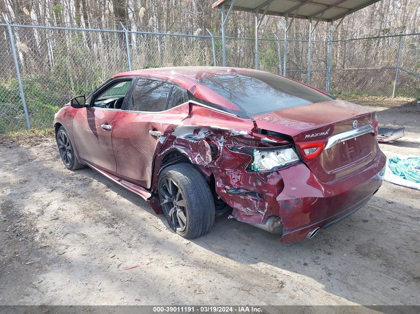 VIN 1N4AA6AP0HC412743 2017 NISSAN MAXIMA 3.5 SV