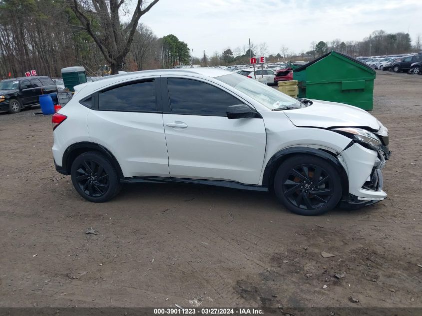 2021 Honda Hr-V Awd Sport VIN: 3CZRU6H10MM727177 Lot: 39011223