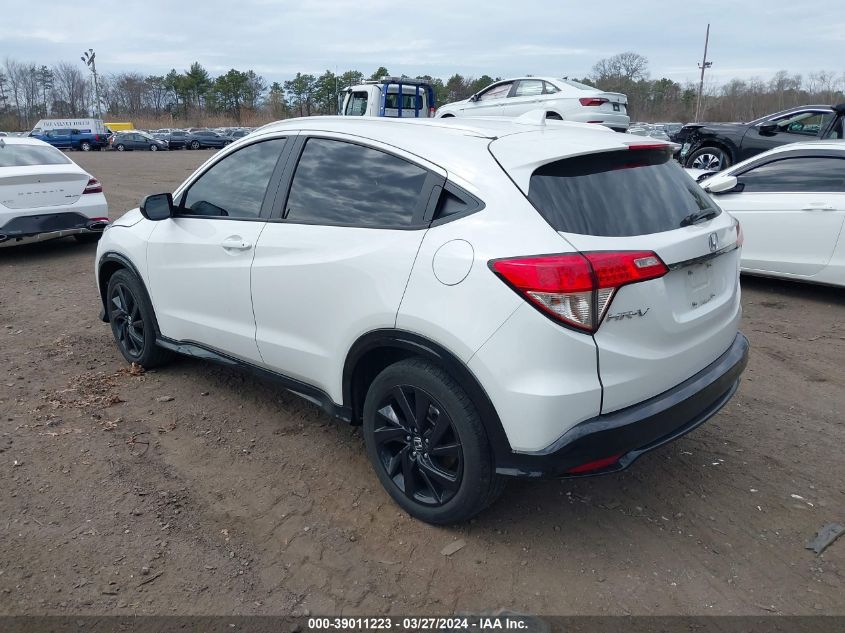 2021 Honda Hr-V Awd Sport VIN: 3CZRU6H10MM727177 Lot: 39011223