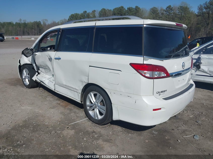 2011 Nissan Quest Le VIN: JN8AE2KP8B9012993 Lot: 39011239