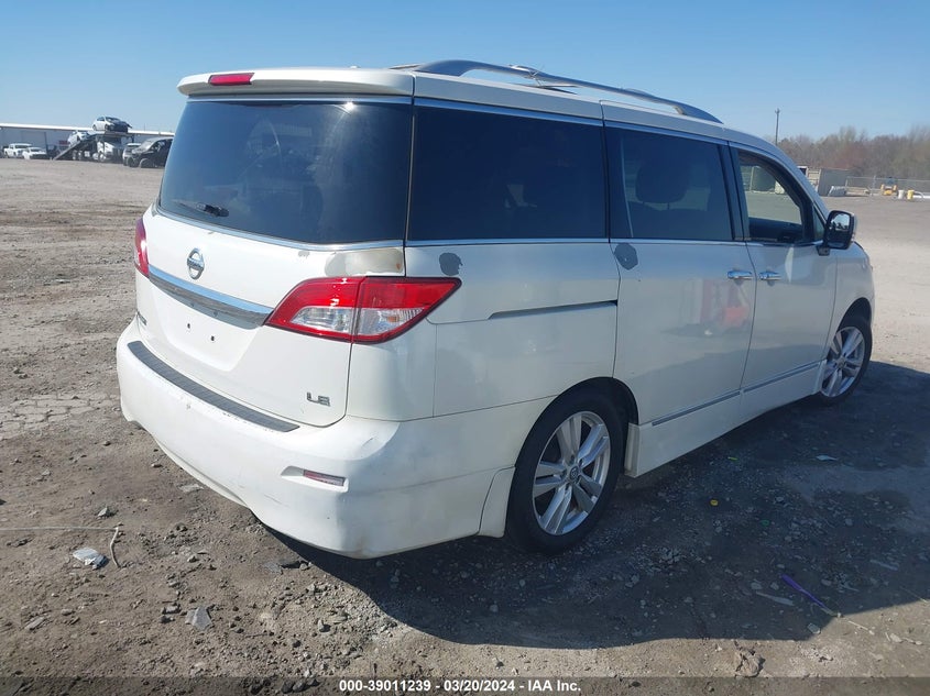 2011 Nissan Quest Le VIN: JN8AE2KP8B9012993 Lot: 39011239