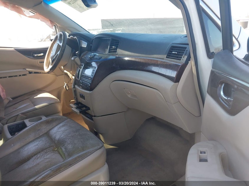 2011 Nissan Quest Le VIN: JN8AE2KP8B9012993 Lot: 39011239