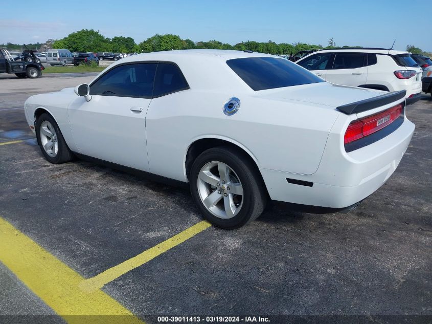 2C3CDYAG6DH682013 | 2013 DODGE CHALLENGER