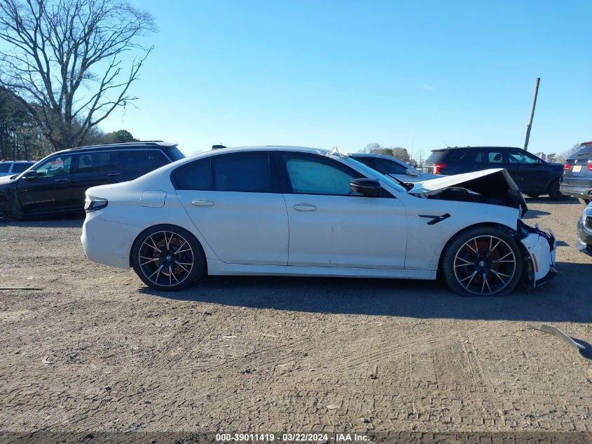 2019 BMW M5 Competition VIN: WBSJF0C57KB285614 Lot: 39011419