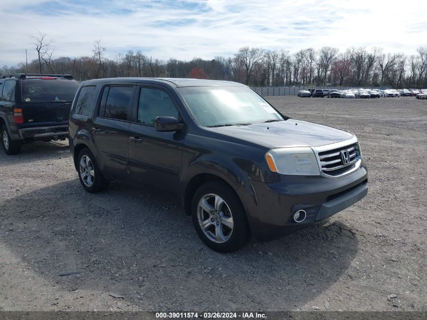 2012 Honda Pilot Ex-L VIN: 5FNYF4H72CB032285 Lot: 39011574