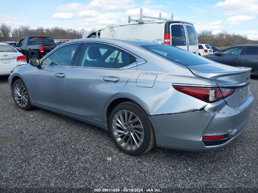 2022 Lexus Es 300H Luxury VIN: 58AEA1C19NU013931 Lot: 39011689