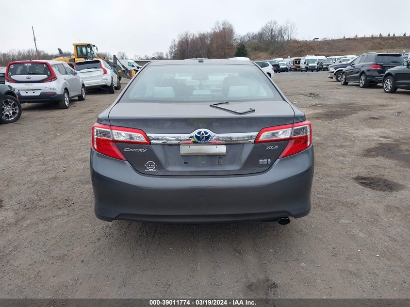 2014 TOYOTA CAMRY HYBRID XLE - 4T1BD1FK3EU139689