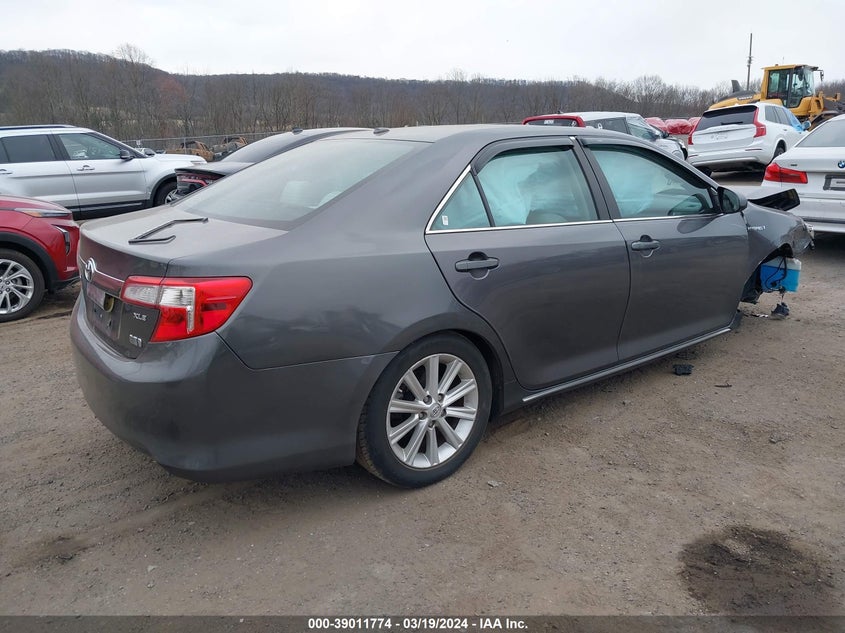 2014 TOYOTA CAMRY HYBRID XLE - 4T1BD1FK3EU139689