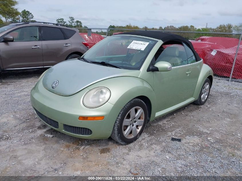 2007 Volkswagen New Beetle 2.5 VIN: 3VWRF31Y17M423671 Lot: 39011826