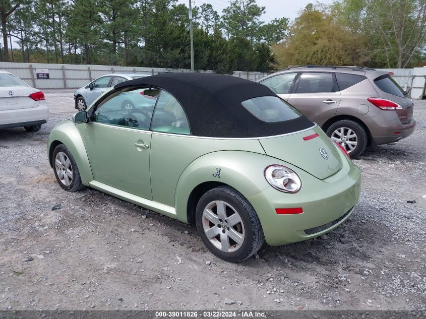 2007 Volkswagen New Beetle 2.5 VIN: 3VWRF31Y17M423671 Lot: 39011826