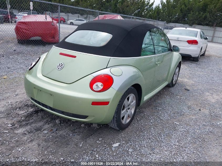 2007 Volkswagen New Beetle 2.5 VIN: 3VWRF31Y17M423671 Lot: 39011826